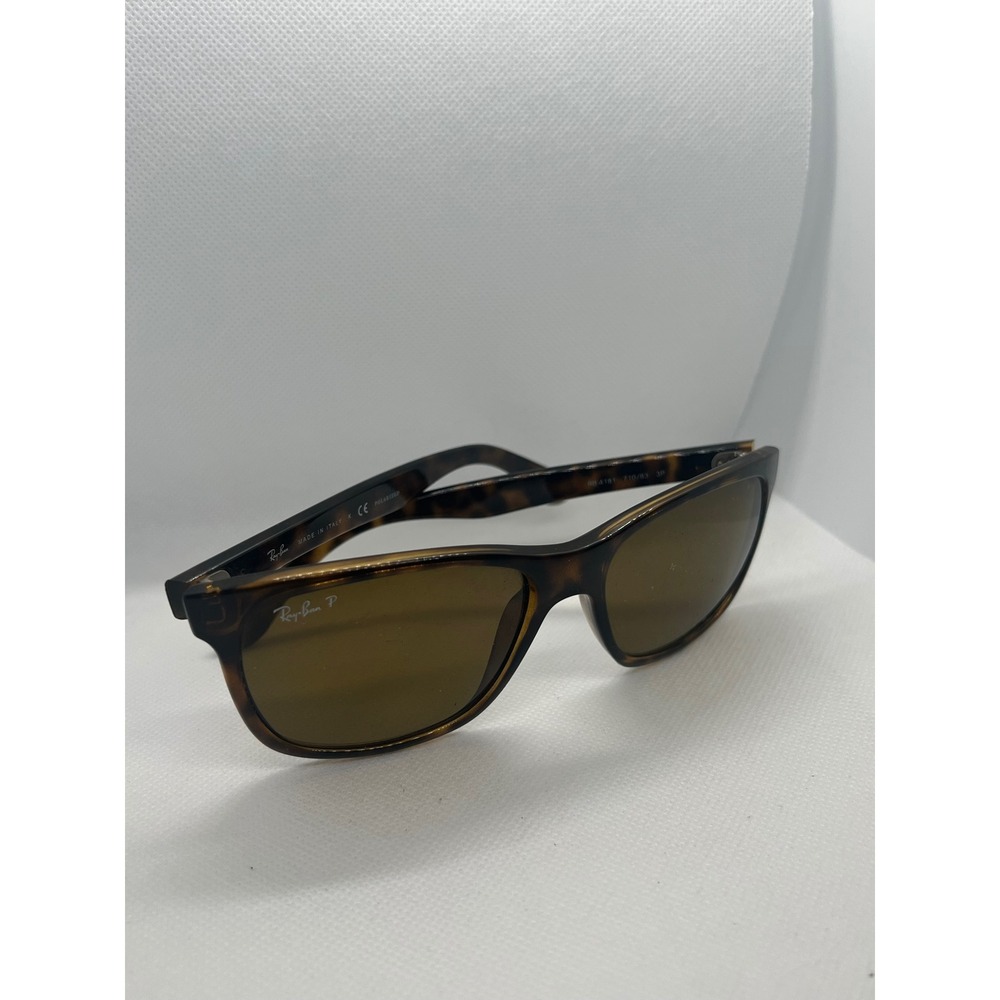 Ray-Ban‎ RB4181 Tortoise Brown Polarized Sunglasses Fashion Eyewear Designer